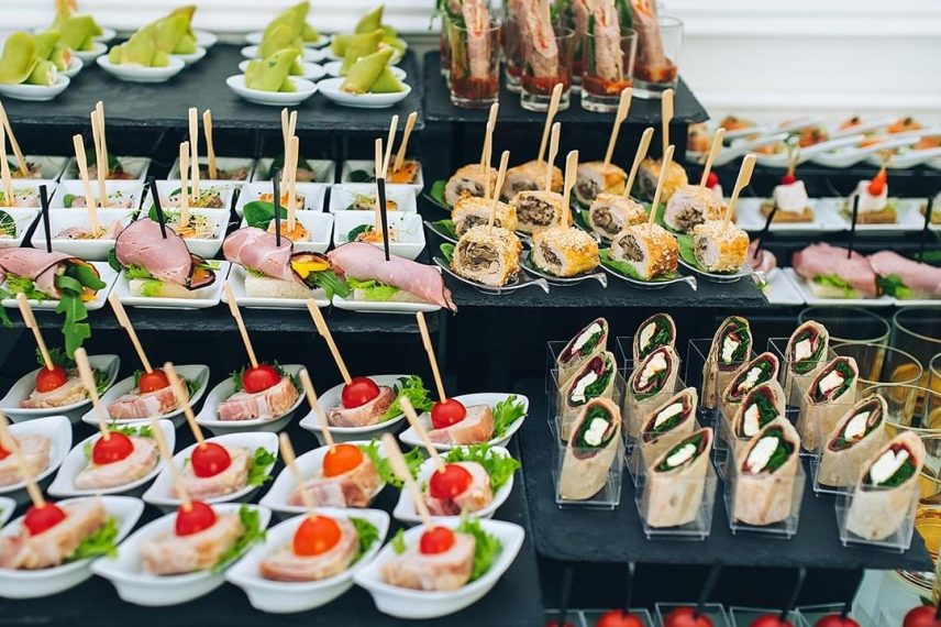 Social Event Menu (Buffet stations & Canapes)